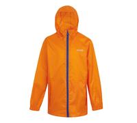 Regatta Great Outdoors Childrens/Kids Pack It Jacket III Waterproof Packaway Black - Orange - Size: 3 years/4 years