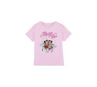 (3-4 Years, Pink) Disney Childrens/Kids Alpine Vibes Mickey Mouse T-Shirt