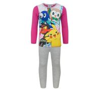 (3-4 Years, Pink/Grey) Pokemon Girls Characters Pyjama Set