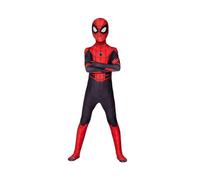 (3-4 Years) Spider-Man Far From Home Red Black Spiderman Cosplay Show Costume Kids Boy