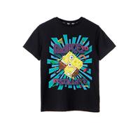 (3-4 Years) SpongeBob SquarePants Short Sleeved T-Shirt (Boys Black)