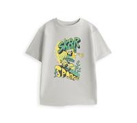 (3-4 Years) SpongeBob SquarePants Short Sleeved T-Shirt (Boys Grey)