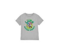 (3-4 Years, Sport Heather) Captain America Childrens/Kids St Patrick's Day Lucky Superhero St Patricks Day T-Shirt