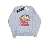 (3-4 Years, Sports Grey) Disney Girls Mickey Mouse And Friends Christmas Sweatshirt
