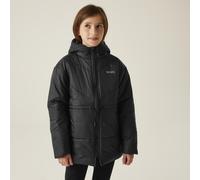 (3-4 Yrs, Black) Regatta Kids Rurie Hooded Heavy Weight Padded Warm Winter Jacket Coat
