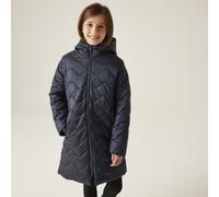 (3-4 Yrs, Navy) Regatta Kids Cambrie Hooded Longline Warm Winter Padded Quilted Jacket Coat