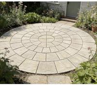 3.46m Garden Rotunda Circle Paving Patio Stones