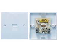 3/4A Master BT Telephone Socket Faceplate With Surge Supressor