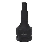 3/4in Impact Bit Socket, Screwdriver Bit Socket, Explosion - Proof 42 Chrome Molybdenum Socket with Anti - Bolting Hole for Air Impact Screwdriver H12 H14 H17 H19 (3/4 inch Screwdriver Socket H14)