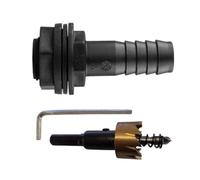 3/4Inch Barb Outlet Kit With 27mm Hss Hole Saw