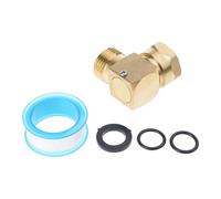 3 / 4Inch Swivels Joint Leakproof Garden Hose Adapter Easy Installation Leakproof Pipe Fittings