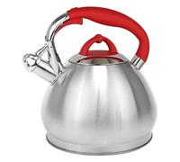 3.4L Stainless Steel Whistling Kettle Induction & Gas Stove Compatible Premium Tea Pot for Home & Camping Kitchen Cooking Tool Stovetop Kettle