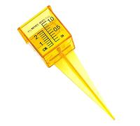 3/4x1/2inch Portable Rain Gauge/Sprinkler Wide Mouth for Yard Garden Outdoor Home Bright Yellow Sprinkler Gauge