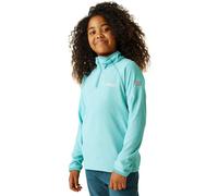 (3-4Yrs, Aqua) Regatta Kids Loco Half Zip Mini Stripe Outdoor Pullover Fleece