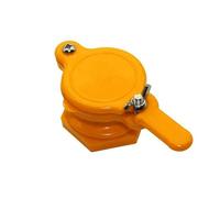 3/5/10pcs Honey Separator with Plastic Outlet Valve Available in Red Yellow and White(Yellow,3pcs)