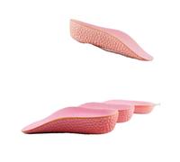 3.5/2.5/1.5cm Arch Support Height Increase Insoles Light Weight Soft Elastic Lift Soft Elastic Lifting for Men Women Shoes Pads(Pink-1 Pairs,2.5CM)
