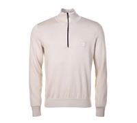 Kanobix Knitted Quarter Zip Light Beige, XXL