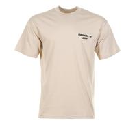 Carhartt - Organic cotton T-shirt - S/S Wiptopia T-Shirt Wall for Men - Size L - Beige Beige L