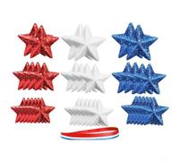 3.5-6.3cm Foam Star Ornaments 36pcs for Home Decor(36pcs)