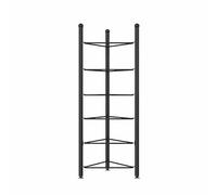 3/5/6/7 Tier Half Circle Balance Ball Storage Rack, Sturdy Metal Floor Stand Holder for Home Gym/Workout Equipment, Space Saver Small Organizer Display Shelf,Black,6 Layer,160cm/63in