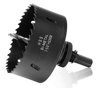 3 5/8 inch Hole Saw Drill Bit for Metal and Wood, M42 Bi-Metal Hole Cutter with 1.5” Cutting Depth for Plywood, Fiberglass, Acrylic, Drywall and Sheet Steel