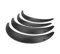 3.5"/90mm Universal Car Fender Flares Extra Wide Body Wheel Arches Trim Mudguard Protective Lip Anti-Scratch Strip CFCKHPTHAZ(Black)