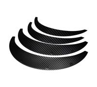 3.5"/90mm Universal Car Fender Flares Extra Wide Body Wheel Arches Trim Mudguard Protective Lip Anti-Scratch Strip CFCKHPTHAZ(Carbon black)