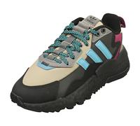 adidas Nite Jogger Winterized Mens Fashion Trainers in Black Grey - 3.5 UK