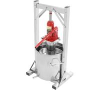 3.5 Gallon Manual Fruit Wine Press - Heavy-duty Grape Juicer For Diy Wine Making, Cider & Juice - Ideal Apple & Grape Extractor For Home Use with Jack