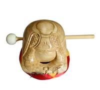 3.5 inch Buddhist Monks Wooden Fish Temple buddhla Block Zen drum