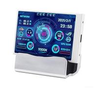 3.5 Inch IPS Type-C Mini-Monitor With Single Cable Setup, 360° Horizontal Vertical Rotation, Adjustable Brightness Display For Windows Systems(Black Pro)