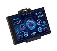 3.5 Inch IPS USB Mini Screen, Horizontal and Vertical Screen Switching, CPU RAM HDD Data Temperature Display, 360 Degree Rotating C Type Sub Screen, Eye Protection for Windows System