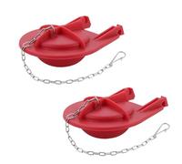 3.5-Inch Large style Toilet Flapper Replacement Kit with Chain,Compatible with Kohler GP1039444 Toilet Flapper for One-Piece Toilets with Class Five Technology,Strong Sealing,Red (2-Pack)