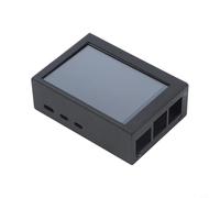 3.5 Inch Touchscreen Display for Raspberry Pi 5/4/3, 480x320 60FPS LCD with Active Cooler, ABS Metal Case and Stylus Pen, Compatible with Ubuntu Kali