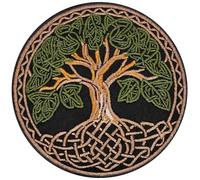 3.5 Inch Tree of Life Patch - Embroidered Celtic Tree of Life Iron on Decorative Patches Sew on Sew on Sew on Holes Clothes Dress Jeans Hat Backpacks Clothes Jackets - Family Tree