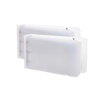 3×5” Index Card Binder Organizer with Plastic Pocket Sleeves, Small Organized Folder for Recipes Flashcards,Portable notecards case Holder (2pcs Clear)