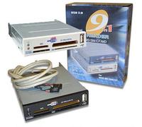 3.5" Internal Card Reader with USB port (Beige)