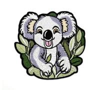 3.5" Koala Iron on Patch, Australia Animal Zoo Patch - Animal Iron On Patches, Animals Patch - Iron On Patches for Kids/Children - Iron On/Sew On Appliques for Kids - Iron On/Sew On Patches