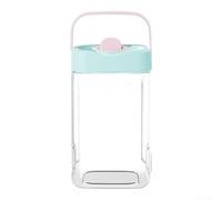 3.5 Litre Cold Water Dispenser with Spigot - PE Beverage Jug for Camping Hiking - Easy Fill Wide Mouth Design Yellow(Blue 2500ml)