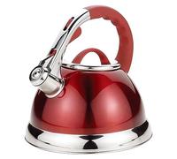 3.5 LITRE STAINLESS STEEL WHISTLING KETTLE RED