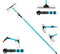 3.5 Meter Long Extendable Pole Window Cleaner Removable Squeegee Glass Wash Dirt & Dust Telescopic Cleaner Kit Soft Head Supplies Conservatory Pole