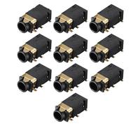 3.5 mm Audio Jack Connector PCB Mount Female Socket 6 Pin PJ-311D/PJ-342B 30V 0.5A 1W