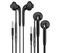 3.5 mm In-Ear Headphones with Microphone Cable Headphones, 2 Pack, Phone Earphones, Wired Earphones, Mobile Phone Wired Earphones, Compatible with Samsung Galaxy A52, Google Pixel Tablet, PC, Gaming