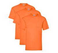 3 & 5 Pack Fruit of The Loom Mens Original T Shirts 100% Plain Short Sleeve Tee