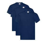 3 & 5 Pack Fruit of The Loom Mens Original T Shirts 100% Plain Short Sleeve Tee