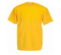 Fruit of the Loom Men's 100% Cotton Plain Tee T-Shirts – 3 & 5 Pack
