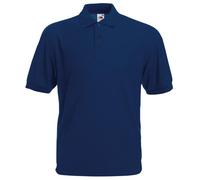 3 & 5 Pack Mens Fruit Of The Loom 65/35 Polo Shirts Plain Unisex Men Tee T Shirt