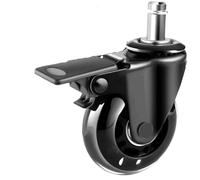 3/5 Pack Office Chair Casters, Heavy Duty Wheels 3 Inch, Fits All Floors With(3pcs 11mm,2.5in)