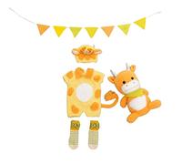 3/5 Pcs Baby Cotton Hat Romper Socks for Doll for Pull Flag Newborn Photography Props Outfits for Infants Photo S