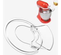 3.5 QT Pouring Shield for kitchenAid Artisan Mini 3.5 Quart Tilt-Head Stand Mixer, Splatter Guard with Removable Pour Spout for Stainless Steel and Glass Bowls